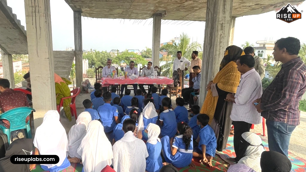 Team Riseup Labs conducting uat at Narayanganj