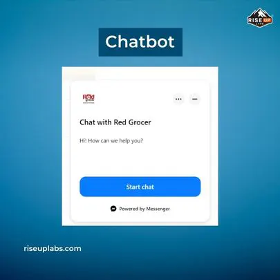 Chatbot of Red Grocer website