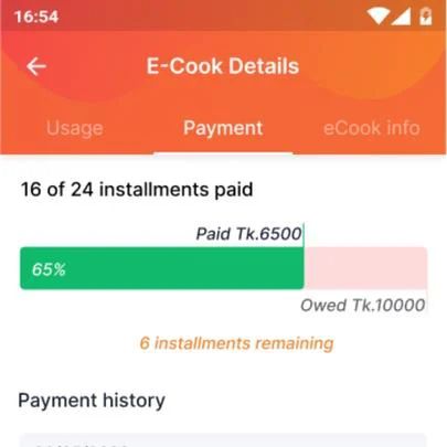 Thumbnail image of installment payment