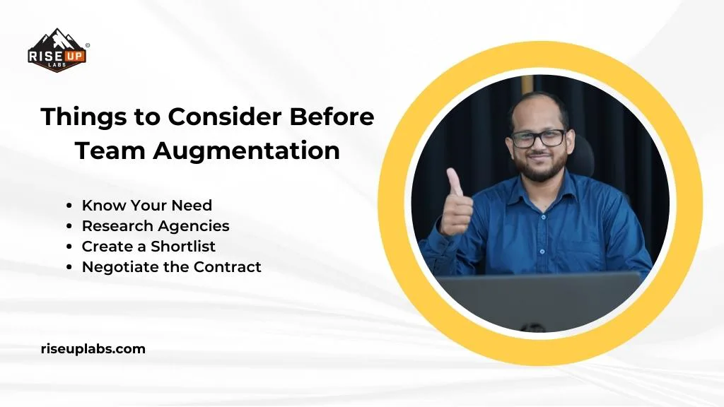 Things to Consider While Do Team Augmentation
