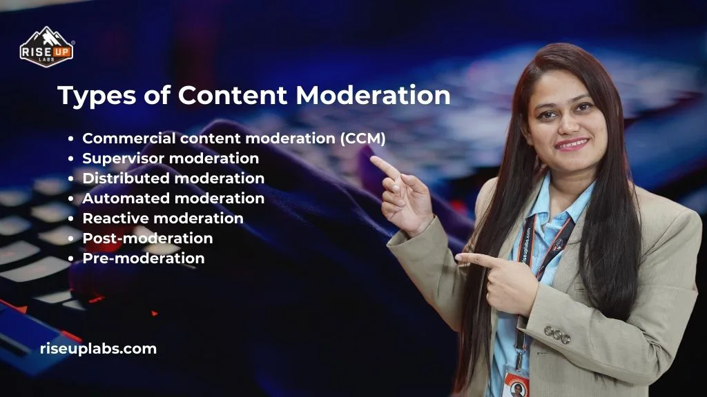 Types of Content Moderation