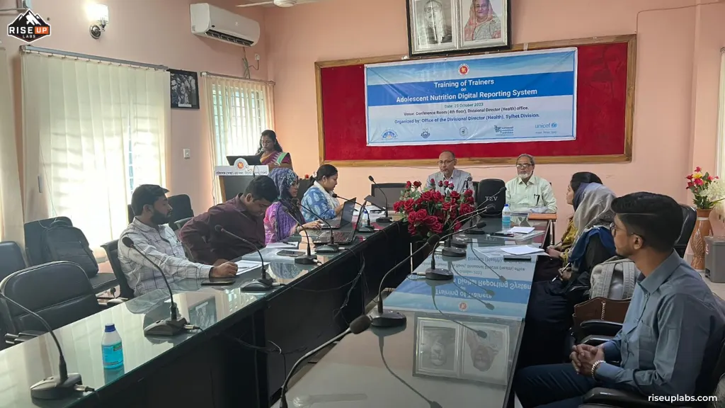 UNICEF - Sylhet's Nutrition Officer Nimmi Hossain Briefing about the Reporting System