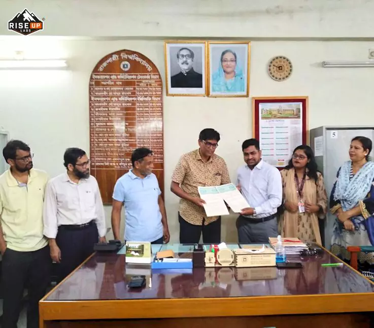 Inner thumbnail image of Rajshahi University Signed Collaboration MoU with Riseup Labs insight