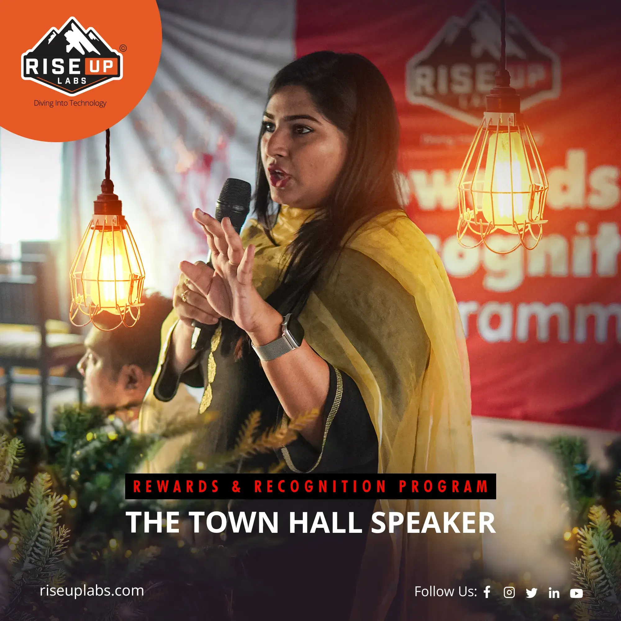 Taslima Binta Hafiz at Townhall Meeting of Riseup Labs