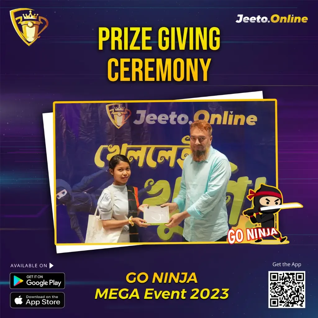 Neckband Earphone winner of Go Ninja Mega Event