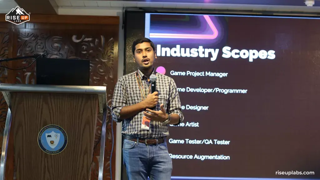 Speaker of Rising Gaming Industry in Bangladesh seminar