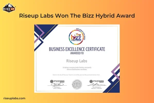 Thumbnail of Riseup Labs Won The Bizz Hybrid Award insight
