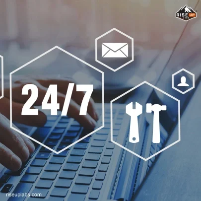 E-commerce website design support services at Riseup Labs eCommerce website design company.