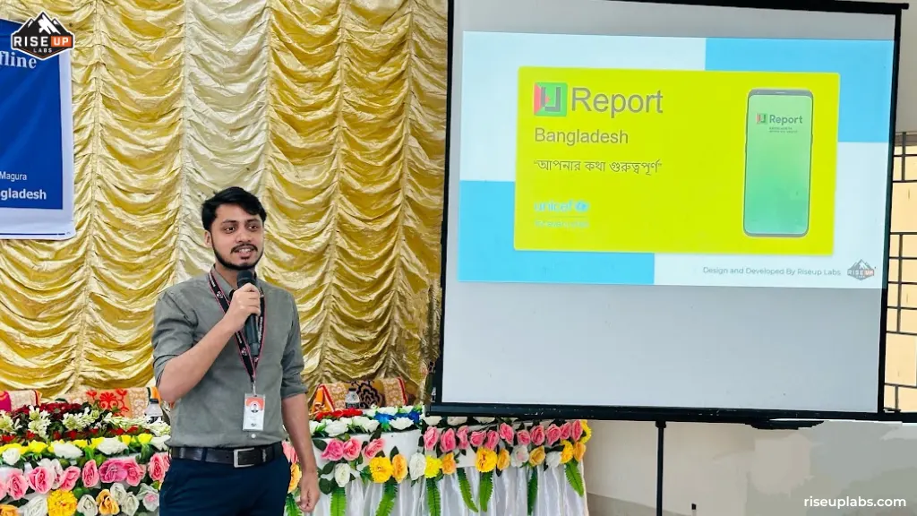 U-Report App Developer Team of Riseup Labs Briefing about the App