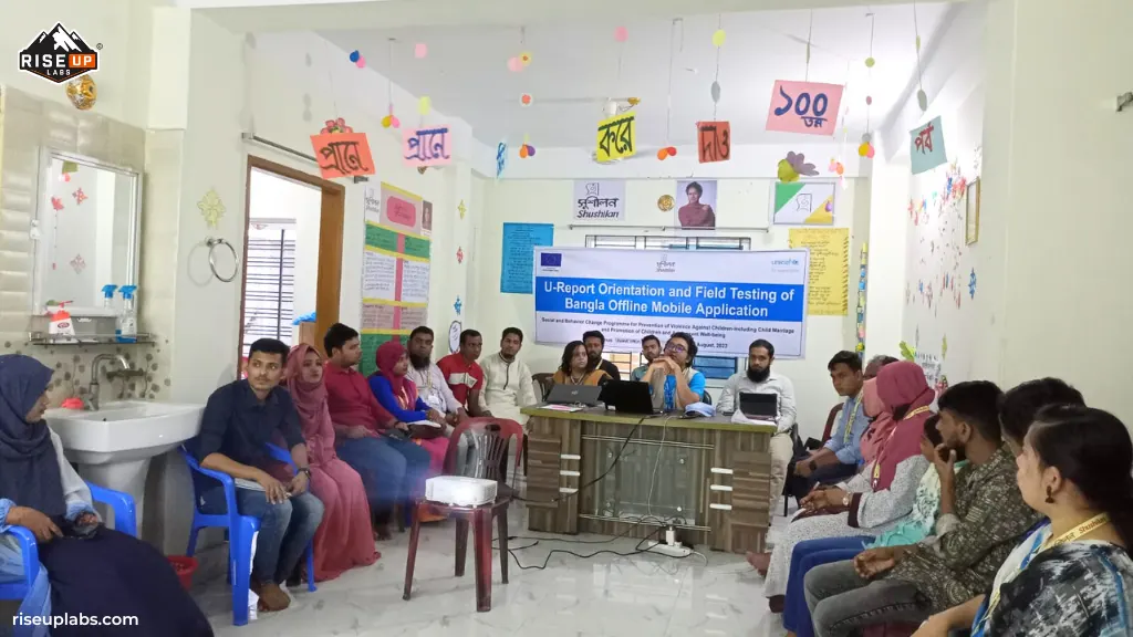 U-Report Bangladesh App UAT with UNICEF in Bhola