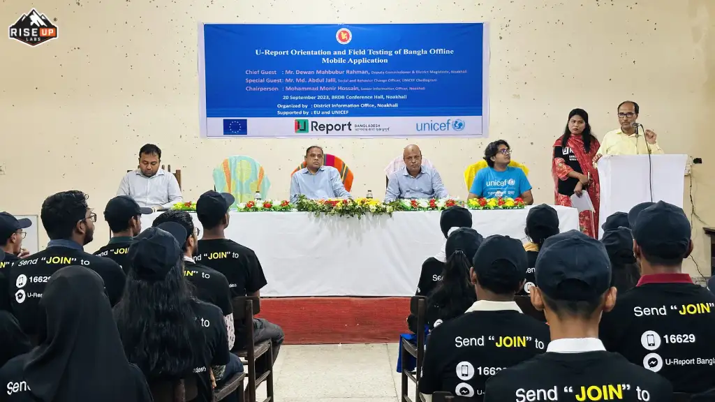 U-Report Bangladesh App UAT in Noakhali