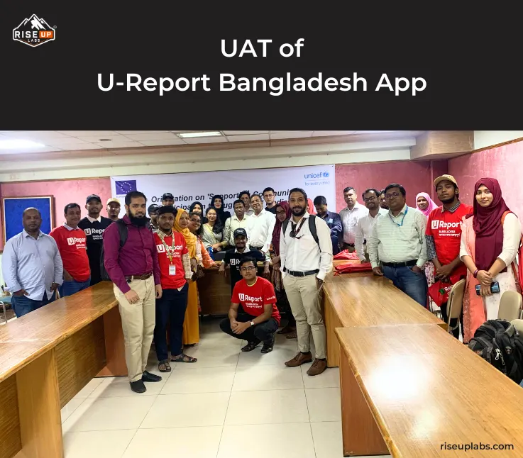 Inner thumbnail of U-Report Bangladesh App UAT with UNICEF insight