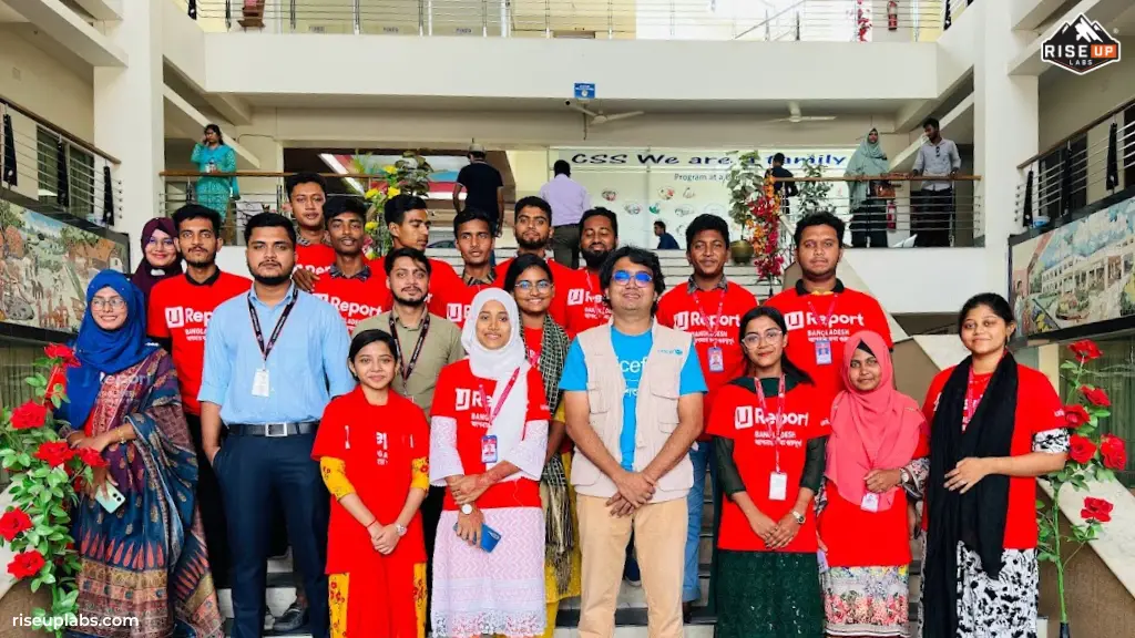 U-Reporters with the after the UAT