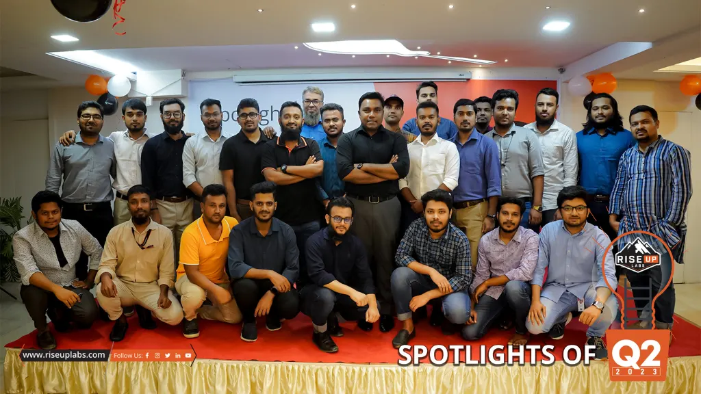 Developer Team at Spotlights of Riseup Labs Event