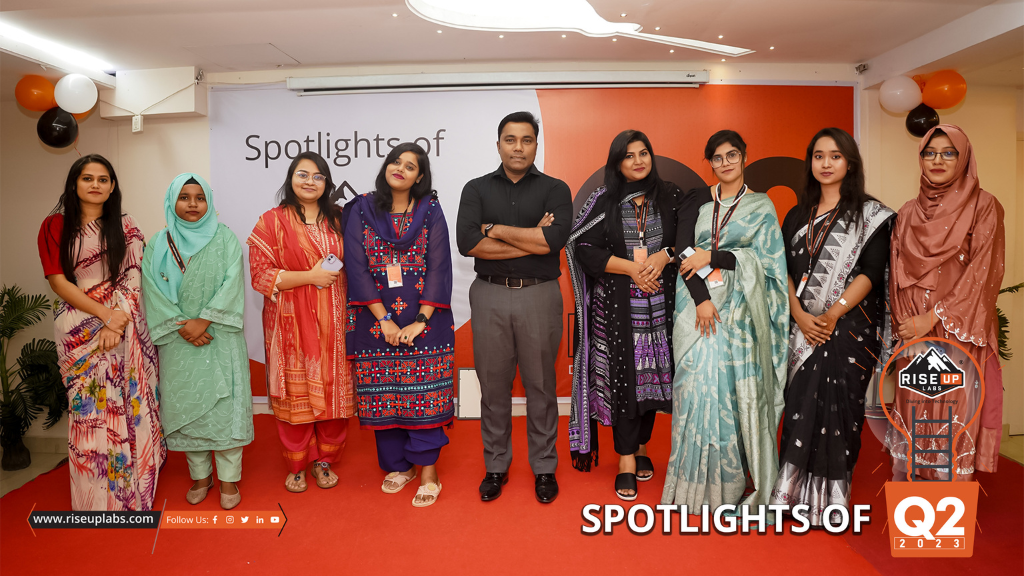 Female Team Members at Spotlights of Riseup Labs Event