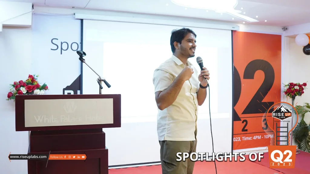 Psychologist Mr. Shead Asraf taking Mental Health Session