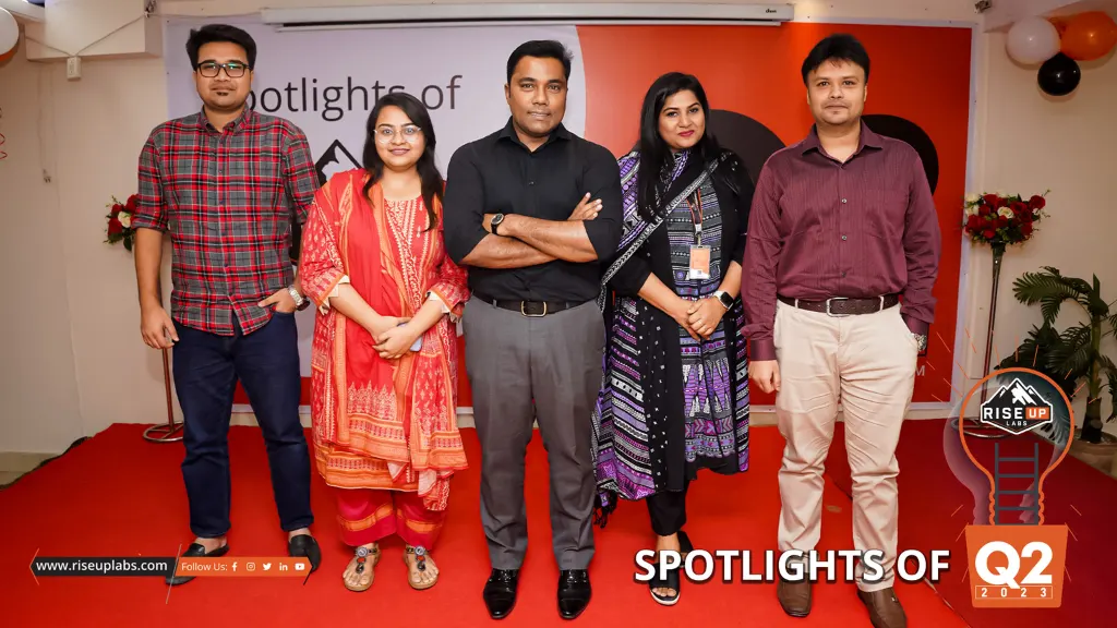 Riseup Labs Team Members with CEO Mr. Ershadul Hoque
