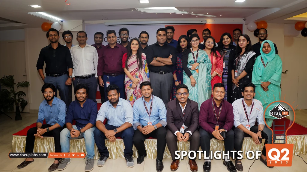 Sales and Marketing Team at Spotlights of Riseup Labs Event