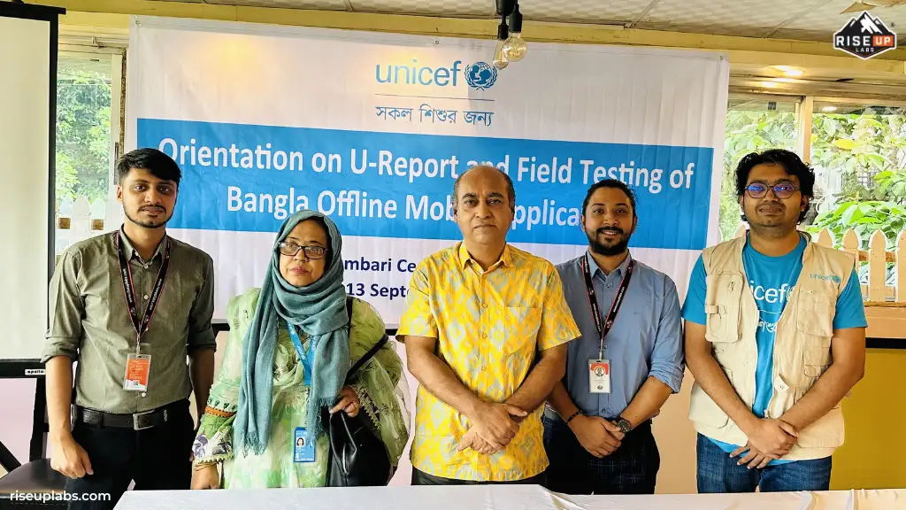 U-Report Bangladesh App UAT in Sunamganj