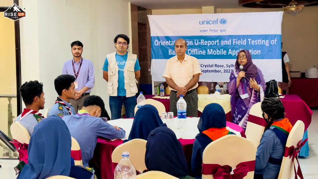 U-Report Bangladesh App UAT in Sylhet