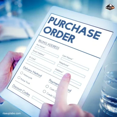 Purchase Order Management Services of order processing system provider company Riseup Labs