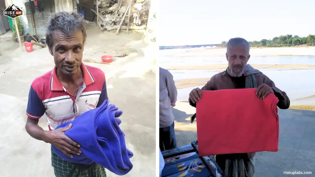 Image of Dinajpur's Marginalized People with Blanket