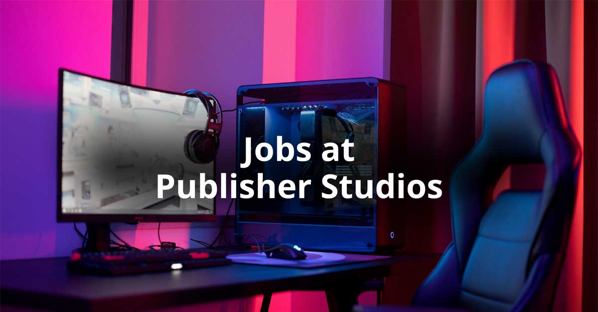 Publisher Studios Jobs
