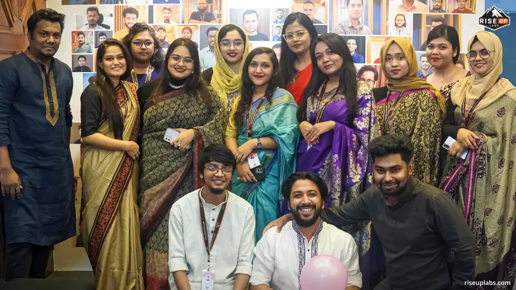 Riseup Labs Family in Traditional Attire