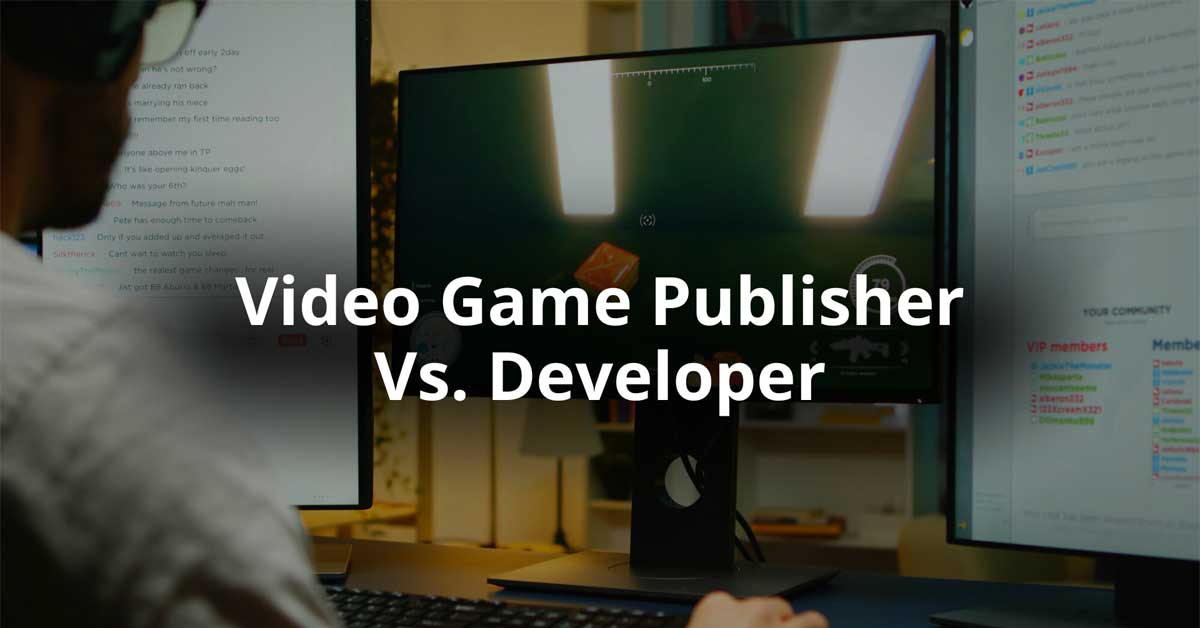Video Game Publisher vs Developer