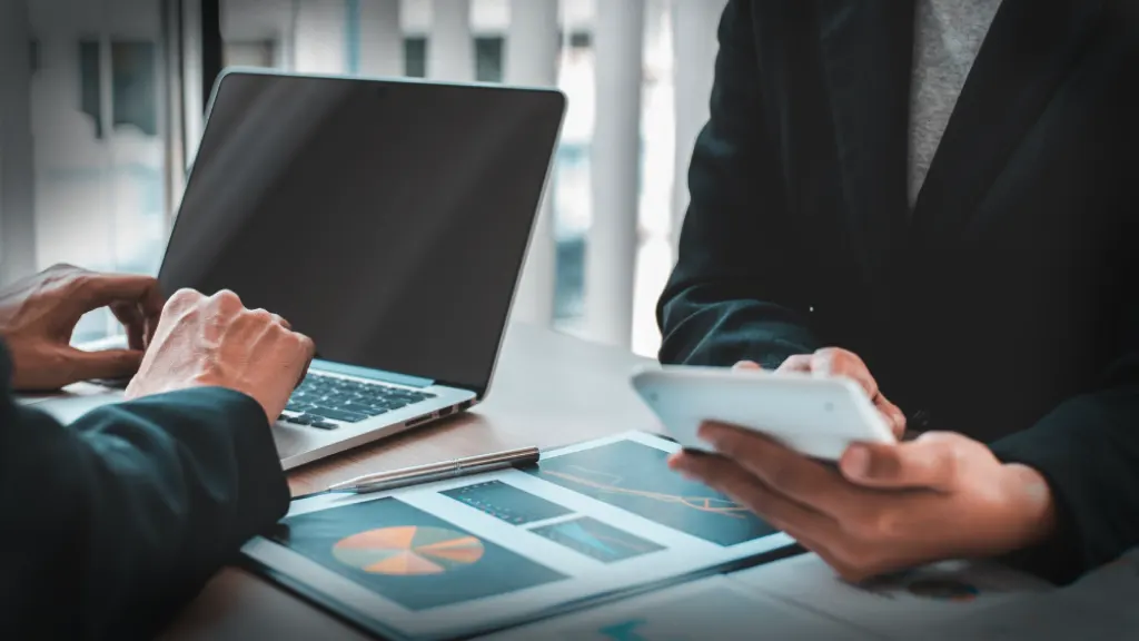 Visual Representation of Business operations and management consulting