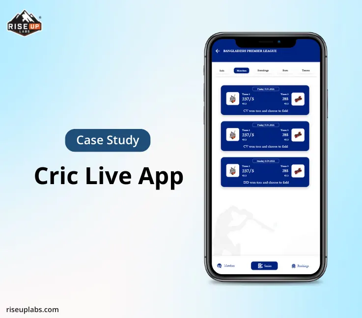 Inner thumbnail of Cric Live – Deliveres Real-Time Cricket Data to Fans | Case Study