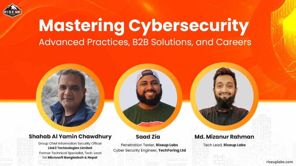 Speakers of Riseup Labs Cybersecurity webinar