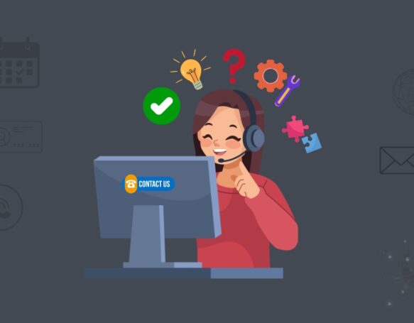 Inbound Contact Center Agent Receiving Incoming Call To Solve Issues With Customer Satisfaction