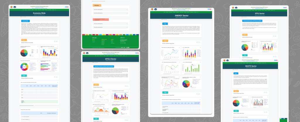 Greenhouse Gas Emission (GHG) MRV System Portfolio Banner Image