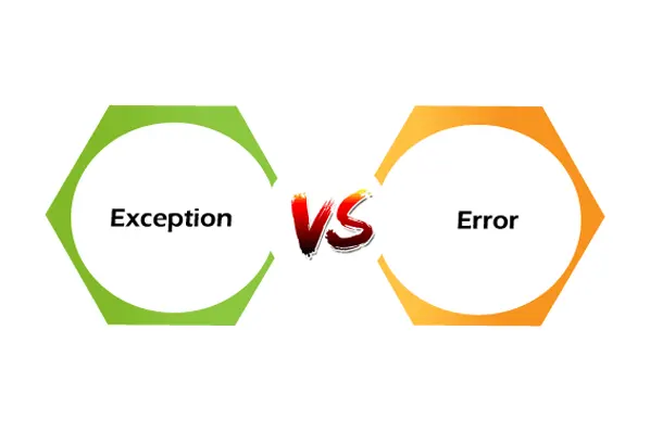 Error v/s Exception Thumbnail