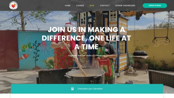 Rise Above Donation Platform Donation Calculator