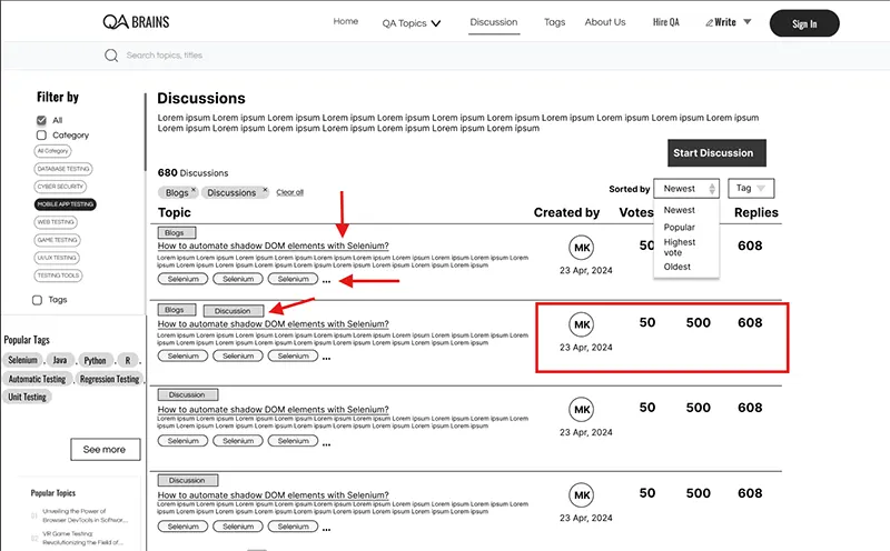 Visual Hierarchy (Extrinsic Cognitive Load)
