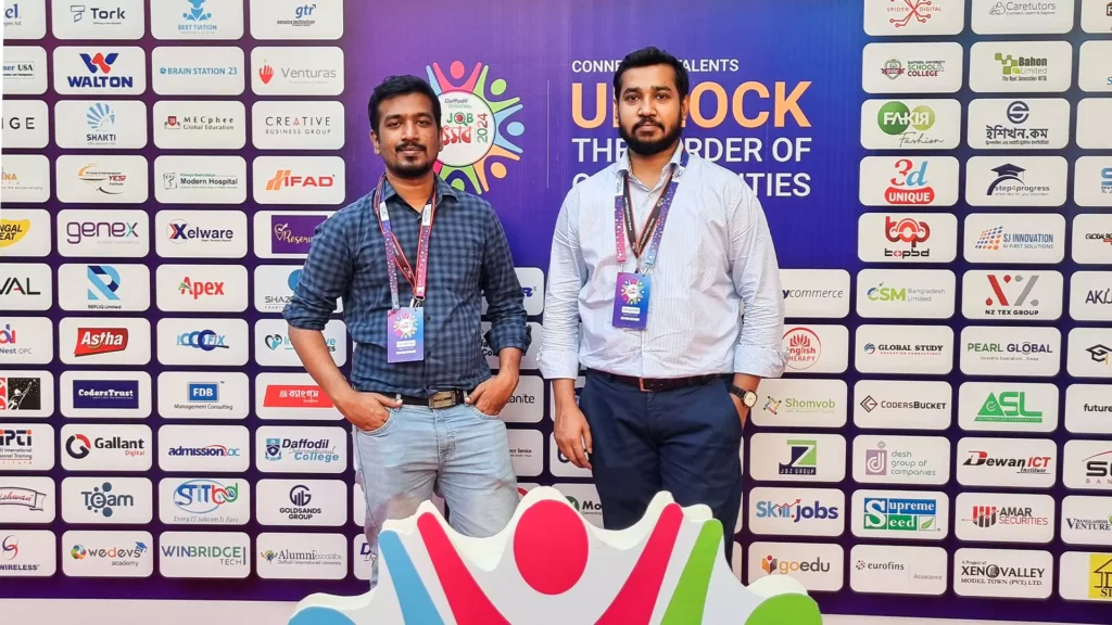Riseup Labs Inspires Job Seekers at the Daffodil International University Job Utshob 2024 Join The Journey